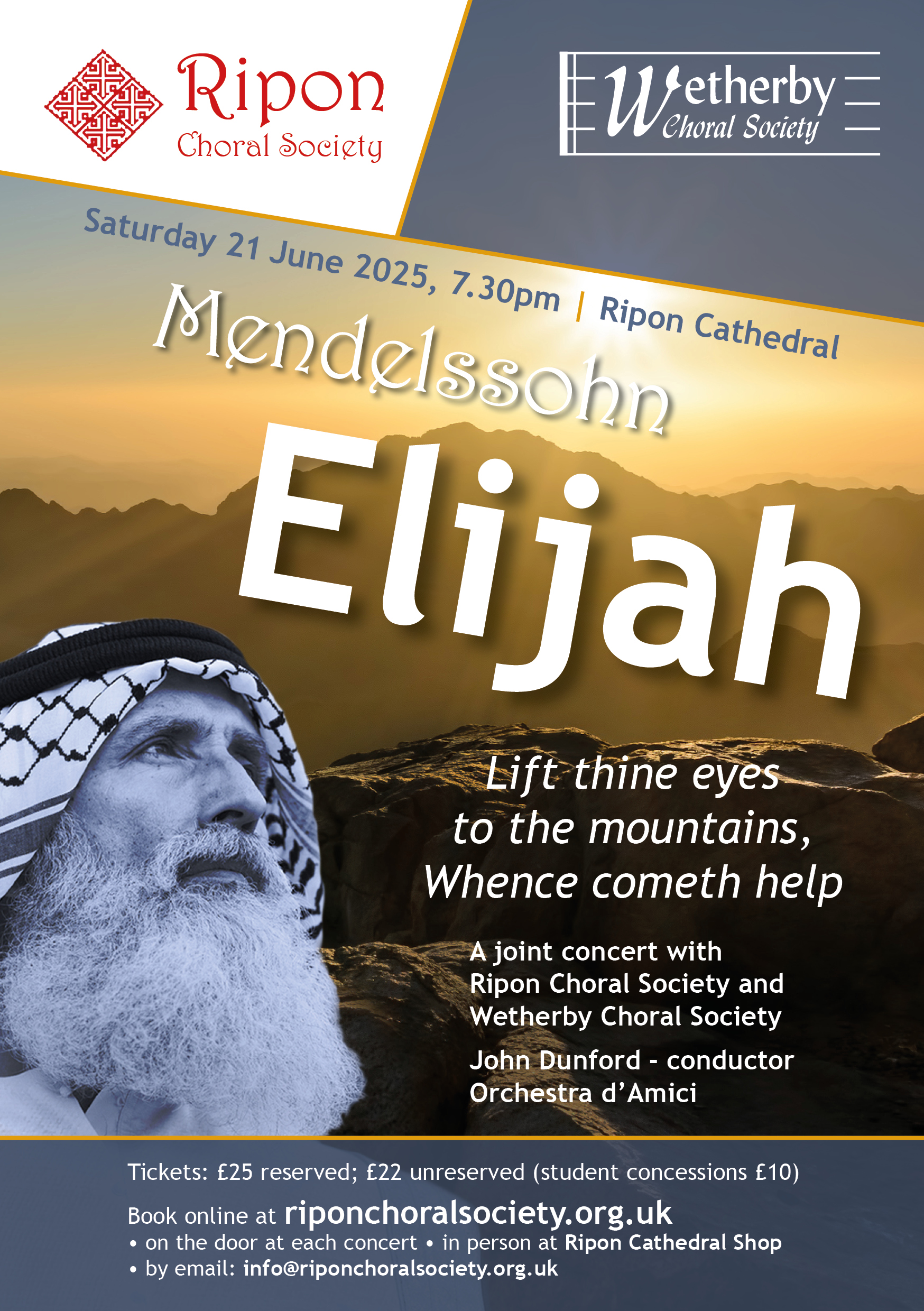 Elijah (Mendelssohn) concert at Ripon Cathedral